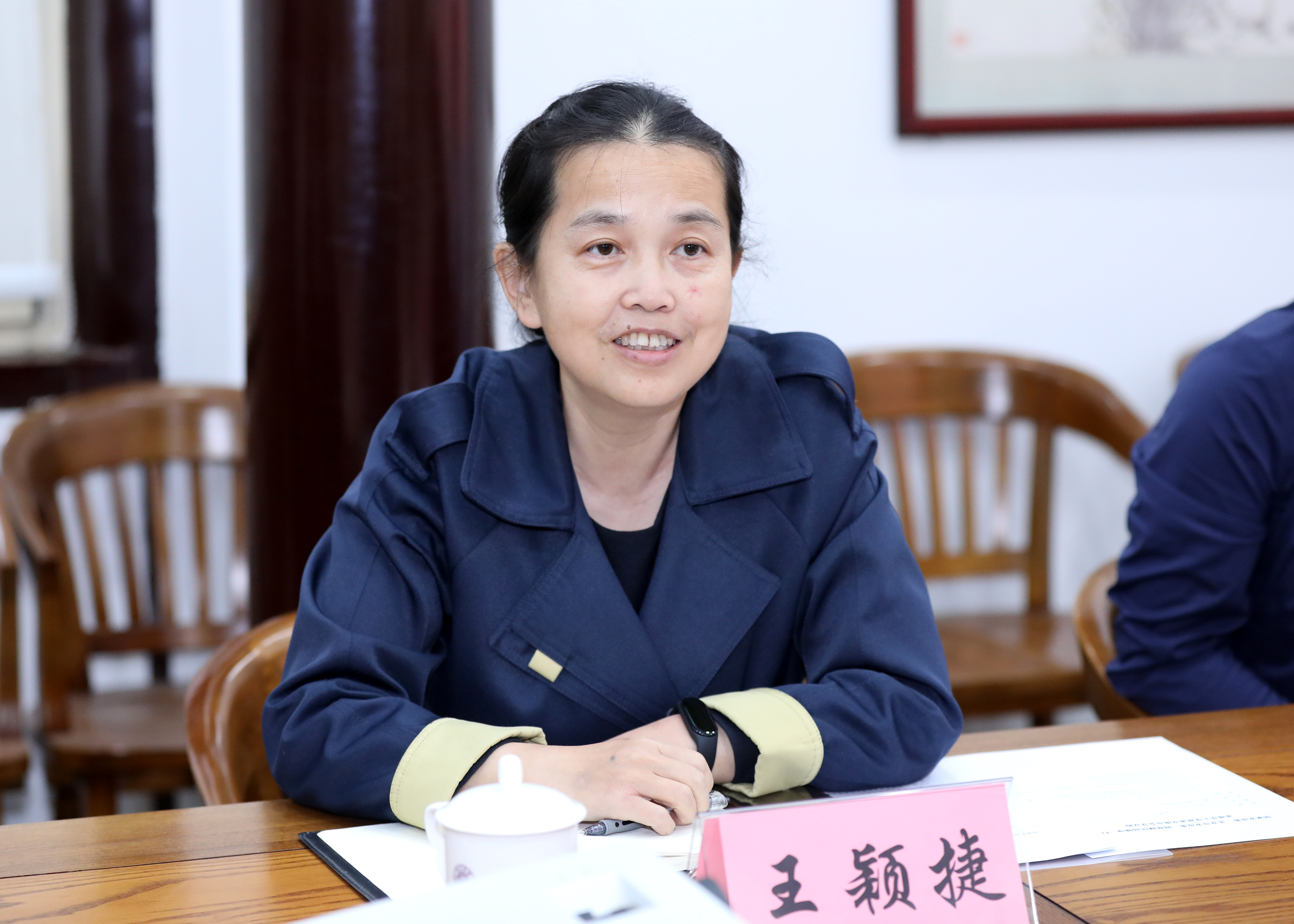 20221005-国家发展改革委基础司马强副司长一行到乐竞(中国)一站式服务平台调研生态产品价值实现机制研究与实践工作-嘉艺-王颖捷发言.jpg