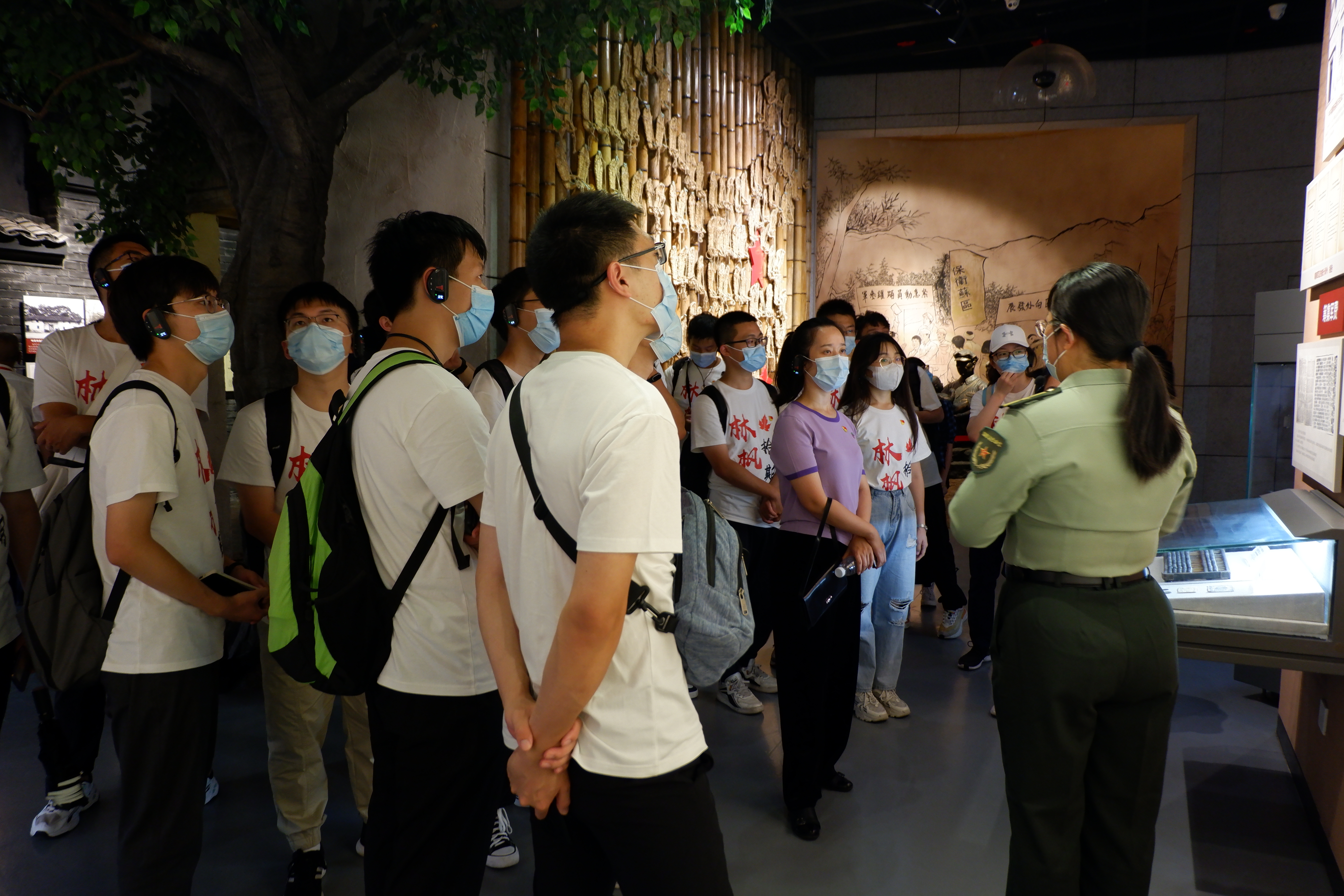 20220808-0814-乐竞(中国)一站式服务平台“林枫计划”师生赴江西赣县区调研实践-马小涵摄-支队师生参观中央红军长征出发纪念馆.JPG